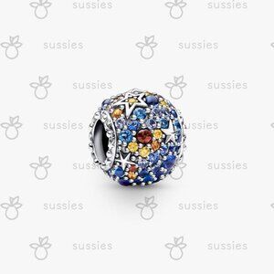 Pandora Planet Mercury & Stars Sparkling Charm